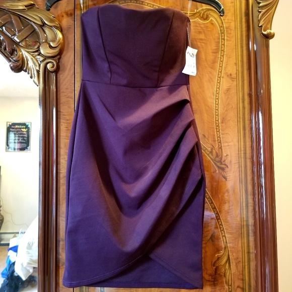 Purple mini dress - Picture 1 of 4